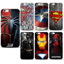 Load image into Gallery viewer, Superhero Collection Deadpool Spiderman Phone Case for capinhas iphone 8 7 6s Plus