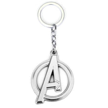 Load image into Gallery viewer, Movie Jewelry Marvel Super Heroes The Avengers Logo Keychain Superman Metal Pendant Keyring Key Chains