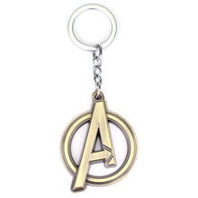 Load image into Gallery viewer, Movie Jewelry Marvel Super Heroes The Avengers Logo Keychain Superman Metal Pendant Keyring Key Chains