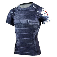 Load image into Gallery viewer, Rashgard Black Panther 3D T Shirt Men Compression Shirt Anime T-Shirt MMA Rashguard Bodybuilding Men Fitness Marvels Tshirt