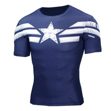 Load image into Gallery viewer, Rashgard Black Panther 3D T Shirt Men Compression Shirt Anime T-Shirt MMA Rashguard Bodybuilding Men Fitness Marvels Tshirt