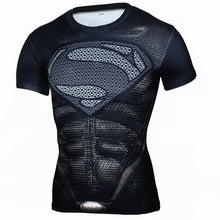 Load image into Gallery viewer, Rashgard Black Panther 3D T Shirt Men Compression Shirt Anime T-Shirt MMA Rashguard Bodybuilding Men Fitness Marvels Tshirt