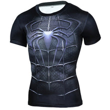 Load image into Gallery viewer, Rashgard Black Panther 3D T Shirt Men Compression Shirt Anime T-Shirt MMA Rashguard Bodybuilding Men Fitness Marvels Tshirt