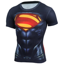 Load image into Gallery viewer, Rashgard Black Panther 3D T Shirt Men Compression Shirt Anime T-Shirt MMA Rashguard Bodybuilding Men Fitness Marvels Tshirt