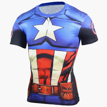 Load image into Gallery viewer, Rashgard Black Panther 3D T Shirt Men Compression Shirt Anime T-Shirt MMA Rashguard Bodybuilding Men Fitness Marvels Tshirt