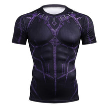 Load image into Gallery viewer, NEW 2018 Marvel Super Heroes Avenger Captain America Batman Tshirt Men Compression Base Layer Thermal Under Causal Shirt