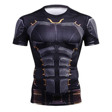 Load image into Gallery viewer, NEW 2018 Marvel Super Heroes Avenger Captain America Batman Tshirt Men Compression Base Layer Thermal Under Causal Shirt
