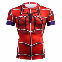 Load image into Gallery viewer, NEW 2018 Marvel Super Heroes Avenger Captain America Batman Tshirt Men Compression Base Layer Thermal Under Causal Shirt