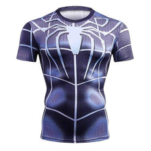 Load image into Gallery viewer, NEW 2018 Marvel Super Heroes Avenger Captain America Batman Tshirt Men Compression Base Layer Thermal Under Causal Shirt