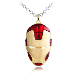 4 Colors Iron Man Necklace Movie The Avengers Iron man