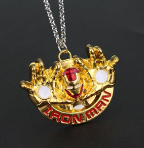 4 Colors Iron Man Necklace Movie The Avengers Iron man