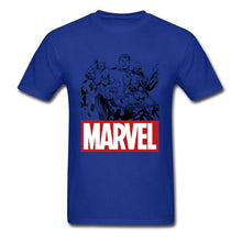 Load image into Gallery viewer, Newest Men Top Grey T-shirts Hulk Marvel Clothes Crew Neck Tshirt Short Sleeve 100% Cotton T Shirts Superheroes Tops &amp; Tees