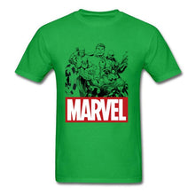 Load image into Gallery viewer, Newest Men Top Grey T-shirts Hulk Marvel Clothes Crew Neck Tshirt Short Sleeve 100% Cotton T Shirts Superheroes Tops &amp; Tees