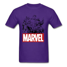 Load image into Gallery viewer, Newest Men Top Grey T-shirts Hulk Marvel Clothes Crew Neck Tshirt Short Sleeve 100% Cotton T Shirts Superheroes Tops &amp; Tees