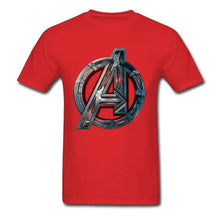 Load image into Gallery viewer, Men T Shirt 2018 Avengers Logo Tshirt Infinity Symbol T-shirt 3D Metal Marvel Tops Captain Tees Fashion Superhero Clothes Venom