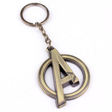 Load image into Gallery viewer, Marvel the Avengers logo Keychain Avengers Fans Chaveiro Key Chain