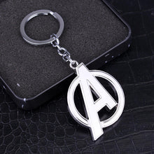 Load image into Gallery viewer, Marvel the Avengers logo Keychain Avengers Fans Chaveiro Key Chain