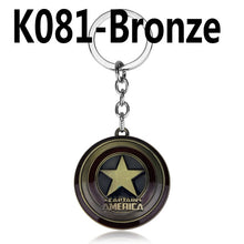 Load image into Gallery viewer, Marvel the Avengers logo Keychain Avengers Fans Chaveiro Key Chain