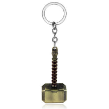 Load image into Gallery viewer, Thor Axe Hammer Avengers Endgame Keychain Marvel Thor Weapon Metal jewelry Men Women