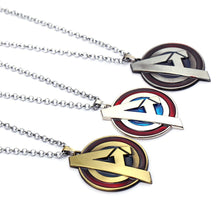 Load image into Gallery viewer, Marvel Avengers 4 Captain America necklace