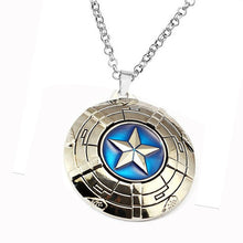 Load image into Gallery viewer, Marvel Avengers 4 Captain America necklace