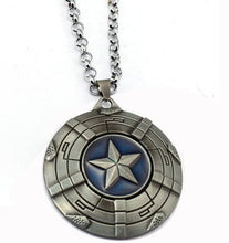 Load image into Gallery viewer, Marvel Avengers 4 Captain America necklace