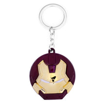 Load image into Gallery viewer, Marvel Avengers Endgame Keychain Thor Hammer Iron Man Black Panther Mask Captain America Key Chain