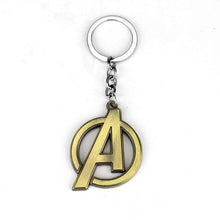 Load image into Gallery viewer, Marvel Avengers Endgame Keychain Thor Hammer Iron Man Black Panther Mask Captain America Key Chain