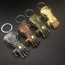 Load image into Gallery viewer, Marvel Avengers 4 Infinity War keychain Thanos glove