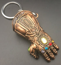 Load image into Gallery viewer, Marvel Avengers 4 Infinity War keychain Thanos glove