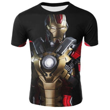 Load image into Gallery viewer, 2018 Marvel Avengers 3 Iron Man 3D Print T-shirt Men/Women T shirt