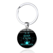 Load image into Gallery viewer, Iron Man Tony Stark Keychain Marvel The Avengers 4 Endgame  Realm Series Key Ring Car Key Chain