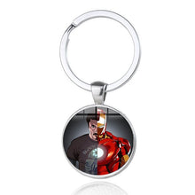 Load image into Gallery viewer, Iron Man Tony Stark Keychain Marvel The Avengers 4 Endgame  Realm Series Key Ring Car Key Chain