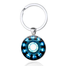 Load image into Gallery viewer, Iron Man Tony Stark Keychain Marvel The Avengers 4 Endgame  Realm Series Key Ring Car Key Chain