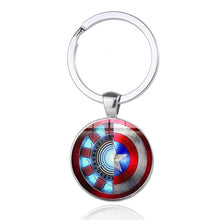 Load image into Gallery viewer, Iron Man Tony Stark Keychain Marvel The Avengers 4 Endgame  Realm Series Key Ring Car Key Chain