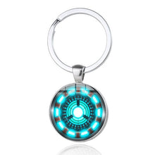 Load image into Gallery viewer, Iron Man Tony Stark Keychain Marvel The Avengers 4 Endgame  Realm Series Key Ring Car Key Chain