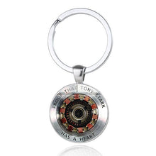 Load image into Gallery viewer, Iron Man Tony Stark Keychain Marvel The Avengers 4 Endgame  Realm Series Key Ring Car Key Chain