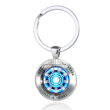 Load image into Gallery viewer, Iron Man Tony Stark Keychain Marvel The Avengers 4 Endgame  Realm Series Key Ring Car Key Chain