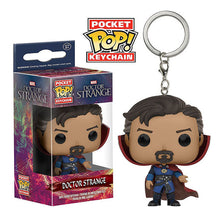 Load image into Gallery viewer, FUNKO POP New arrival Marvel Keychain Spider Chivalrous U.S.A Captain Harry potter Game of Thrones Key Chains with box