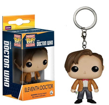 Load image into Gallery viewer, FUNKO POP New arrival Marvel Keychain Spider Chivalrous U.S.A Captain Harry potter Game of Thrones Key Chains with box