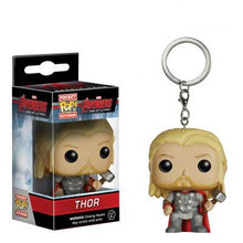 Load image into Gallery viewer, FUNKO POP New arrival Marvel Keychain Spider Chivalrous U.S.A Captain Harry potter Game of Thrones Key Chains with box