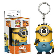 Load image into Gallery viewer, FUNKO POP New arrival Marvel Keychain Spider Chivalrous U.S.A Captain Harry potter Game of Thrones Key Chains with box
