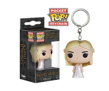 Load image into Gallery viewer, FUNKO POP New arrival Marvel Keychain Spider Chivalrous U.S.A Captain Harry potter Game of Thrones Key Chains with box