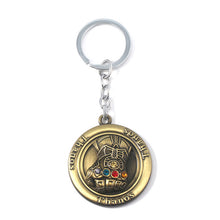 Load image into Gallery viewer, RJ Marvel Jewelry Thor Mjolnir Hammer Axe Keychains Avengers 4 Iron Man Keyring Loki  Thanos Sword Key chains