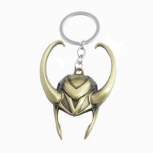 Load image into Gallery viewer, RJ Marvel Jewelry Thor Mjolnir Hammer Axe Keychains Avengers 4 Iron Man Keyring Loki  Thanos Sword Key chains