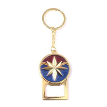Load image into Gallery viewer, RJ Marvel Jewelry Thor Mjolnir Hammer Axe Keychains Avengers 4 Iron Man Keyring Loki  Thanos Sword Key chains