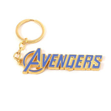 Load image into Gallery viewer, RJ Marvel Jewelry Thor Mjolnir Hammer Axe Keychains Avengers 4 Iron Man Keyring Loki  Thanos Sword Key chains