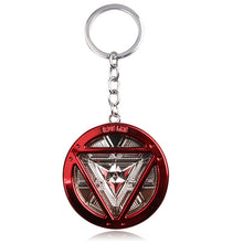 Load image into Gallery viewer, RJ Marvel Jewelry Thor Mjolnir Hammer Axe Keychains Avengers 4 Iron Man Keyring Loki  Thanos Sword Key chains