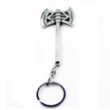Load image into Gallery viewer, RJ Marvel Jewelry Thor Mjolnir Hammer Axe Keychains Avengers 4 Iron Man Keyring Loki  Thanos Sword Key chains