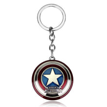 Load image into Gallery viewer, RJ Marvel Jewelry Thor Mjolnir Hammer Axe Keychains Avengers 4 Iron Man Keyring Loki  Thanos Sword Key chains